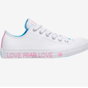 Converse CTAS Love The Progress Leather Sneakers NWT